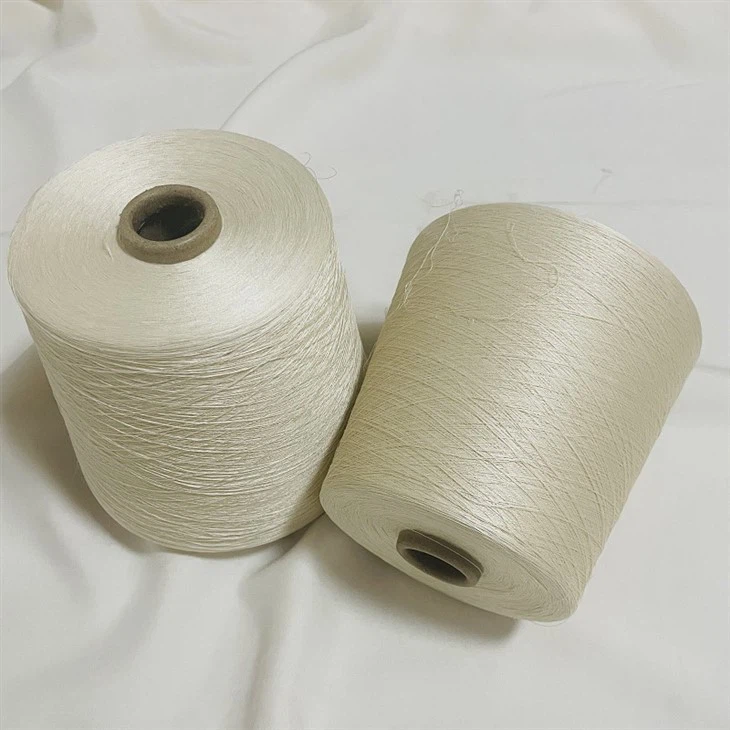 wholesale 100% Spun Silk Yarn Gassed on 1 kg Cones(001)